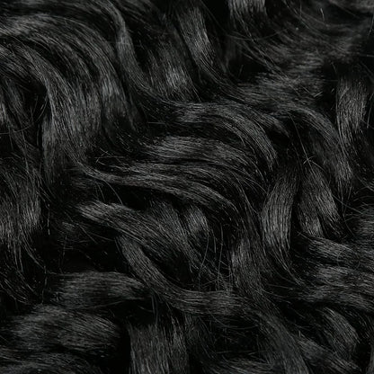 Hawaii Ocean Wave Braiding Hair 18 Inch Curly Crochet Hair Extension Goddess Locs Synthetic Hair Boho Style Hairpiece For Women