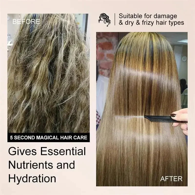 Collagen Keratin Hair Mask For Dry &amp; Damaged Hair Revitalizing Hair Straighten Soft Smooth Moisturize  Hair Treatment Hair Care