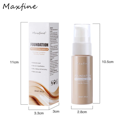 12-color liquid foundation, unparalleled wrinkle relieving and full coverage of high-definition liquid foundation, has a nourish