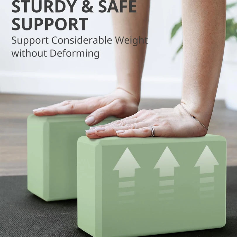Yoga Blocks Building Cubes Pilates Bricks