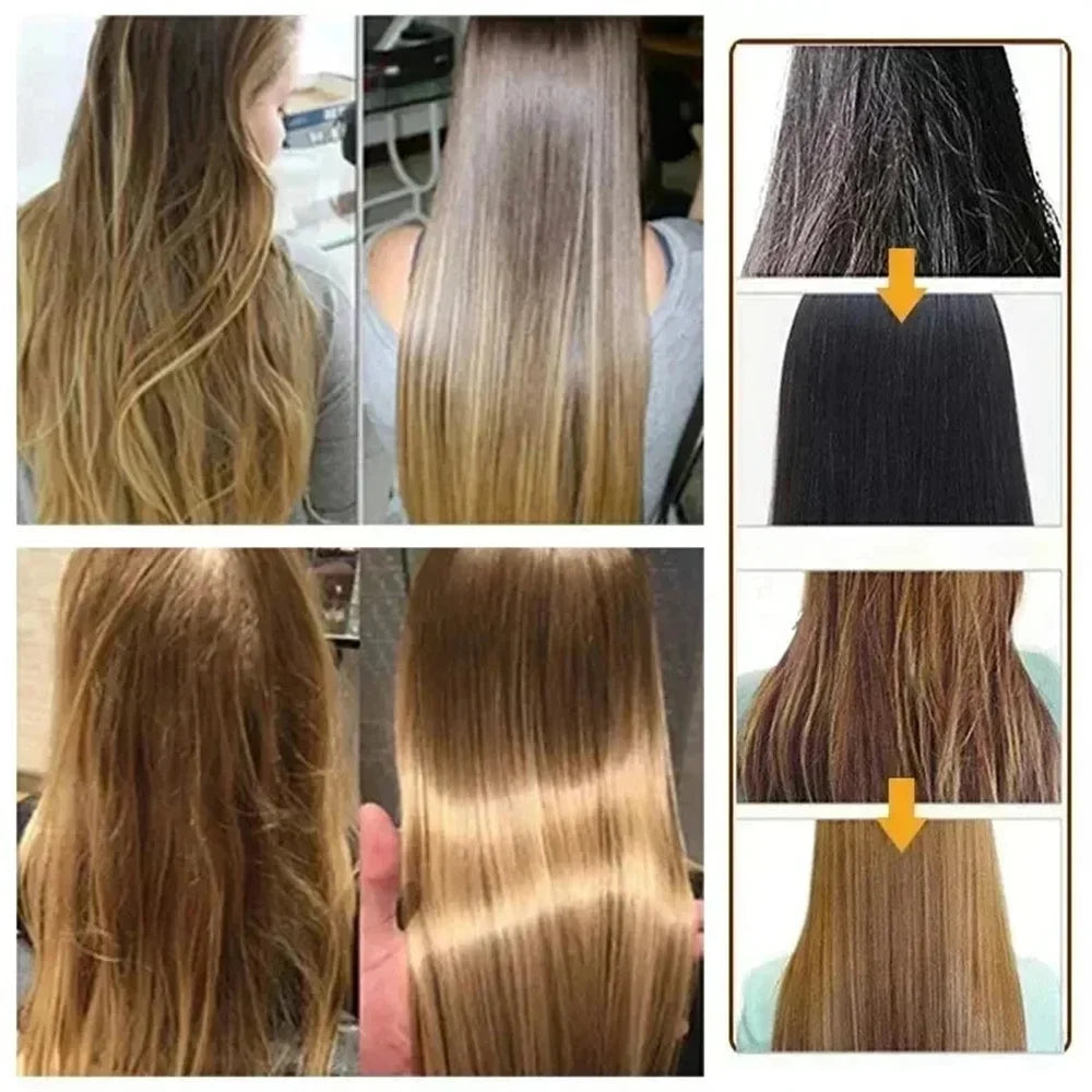 Collagen Keratin Hair Mask For Dry &amp; Damaged Hair Revitalizing Hair Straighten Soft Smooth Moisturize  Hair Treatment Hair Care