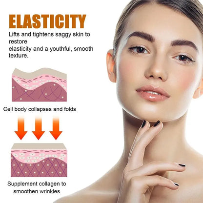 Collagen Face Serum Moisturing Tightening Hydrating Smoothing Nourishing Brightening Face Skin Care Product Balance Water Oil