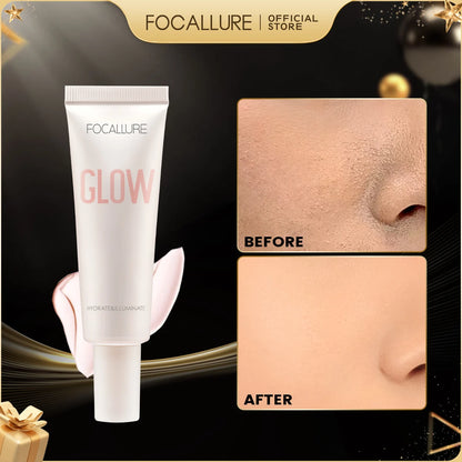FOCALLURE Long-lasting Oil Control Face Primer Gel High Coverage Invisible Pore-Blurring Smooth Foundation Base Makeup Cosmetics